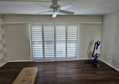 White shutters