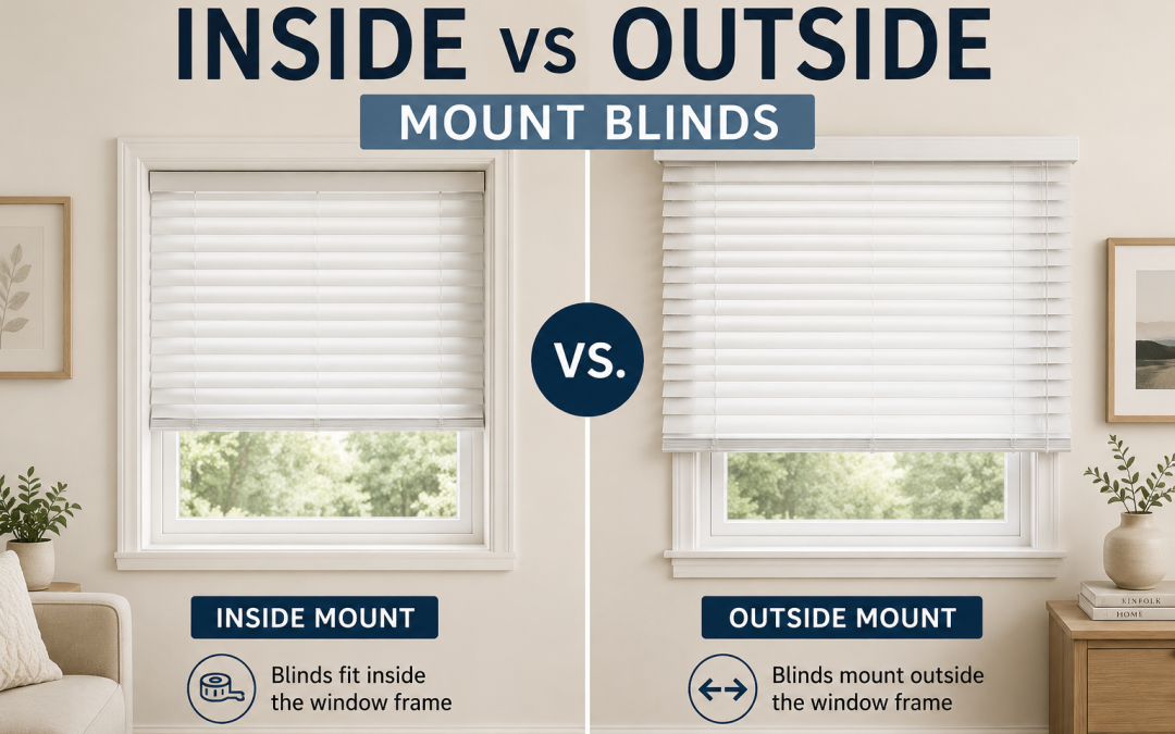 Inside vs Outside Mount Blinds: Which Option is Best for Your Windows?